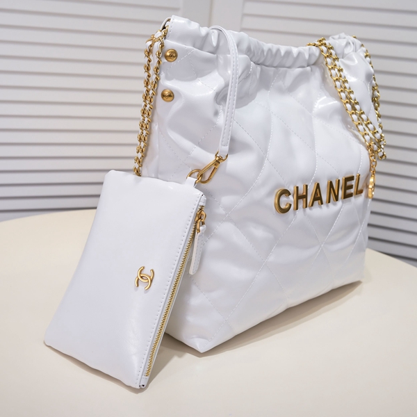 シャネルバッグ素材ディテール